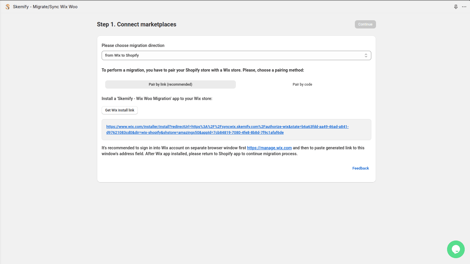 Connect marketplaces