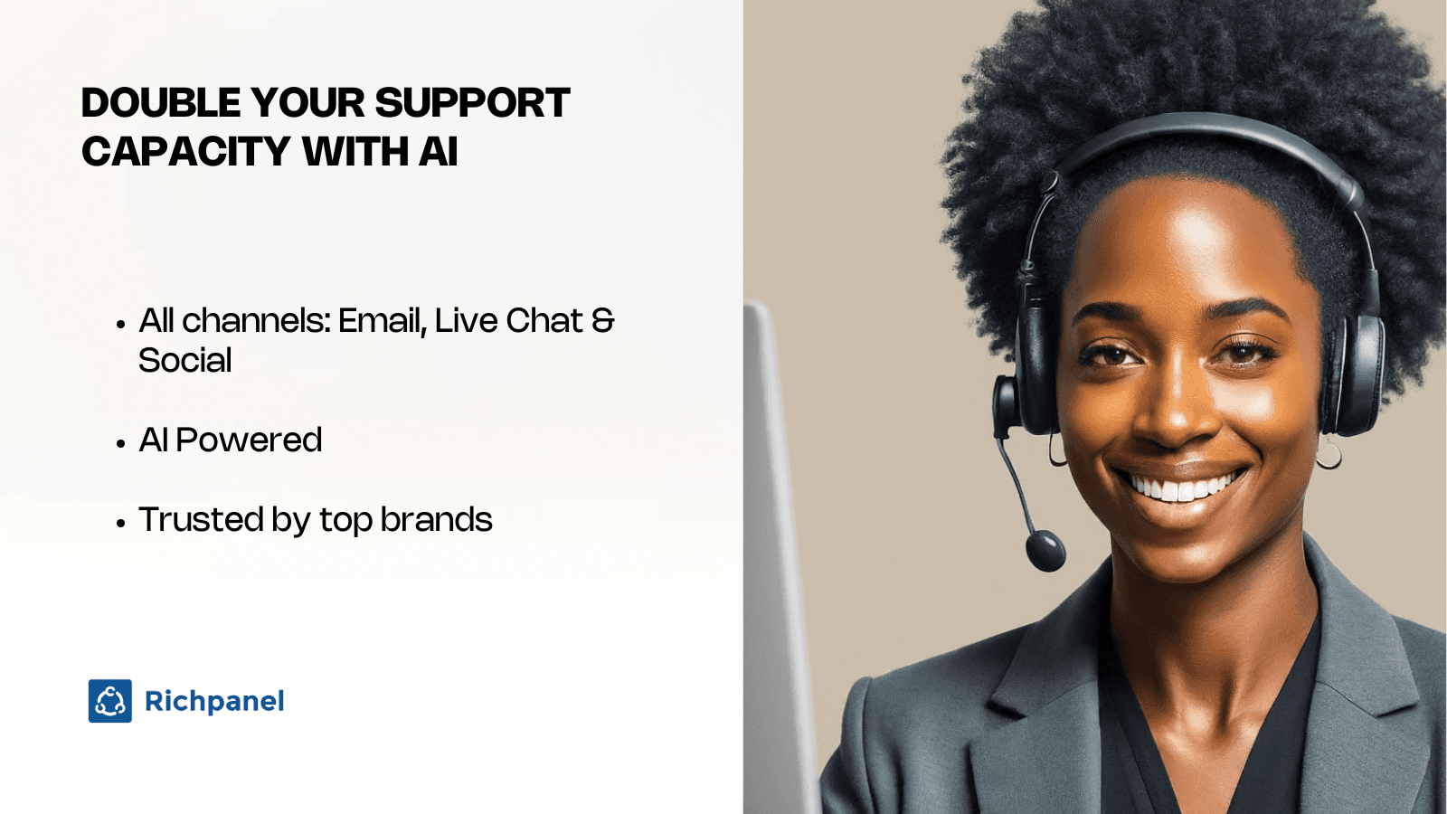 AI customer service, helpdesk, live chat for Shopify