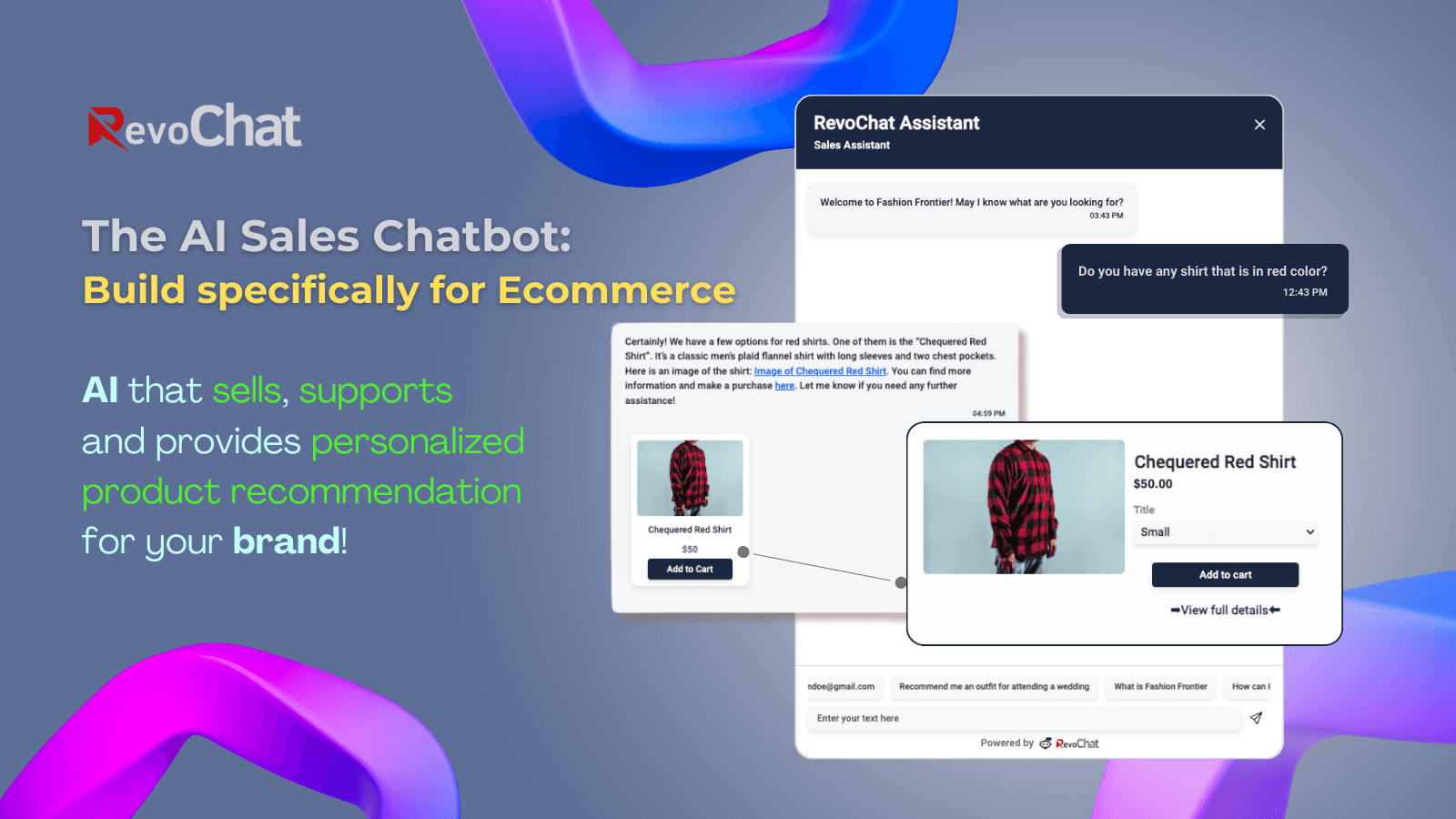 RevoChat: AI that Sells, Support and Personalized Product Chat
