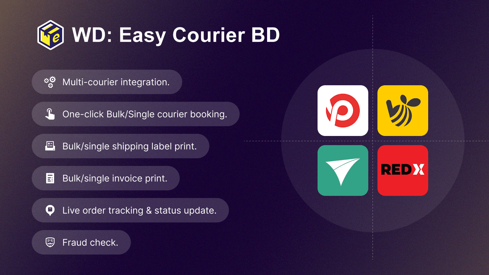 All Courier Integration | WD: Easy Courier BD