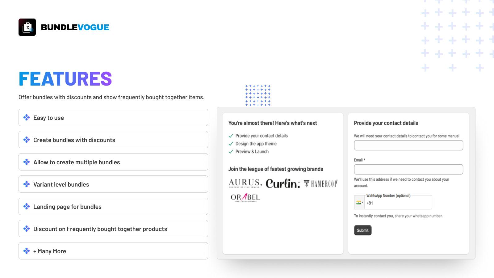 BundleVogue Features