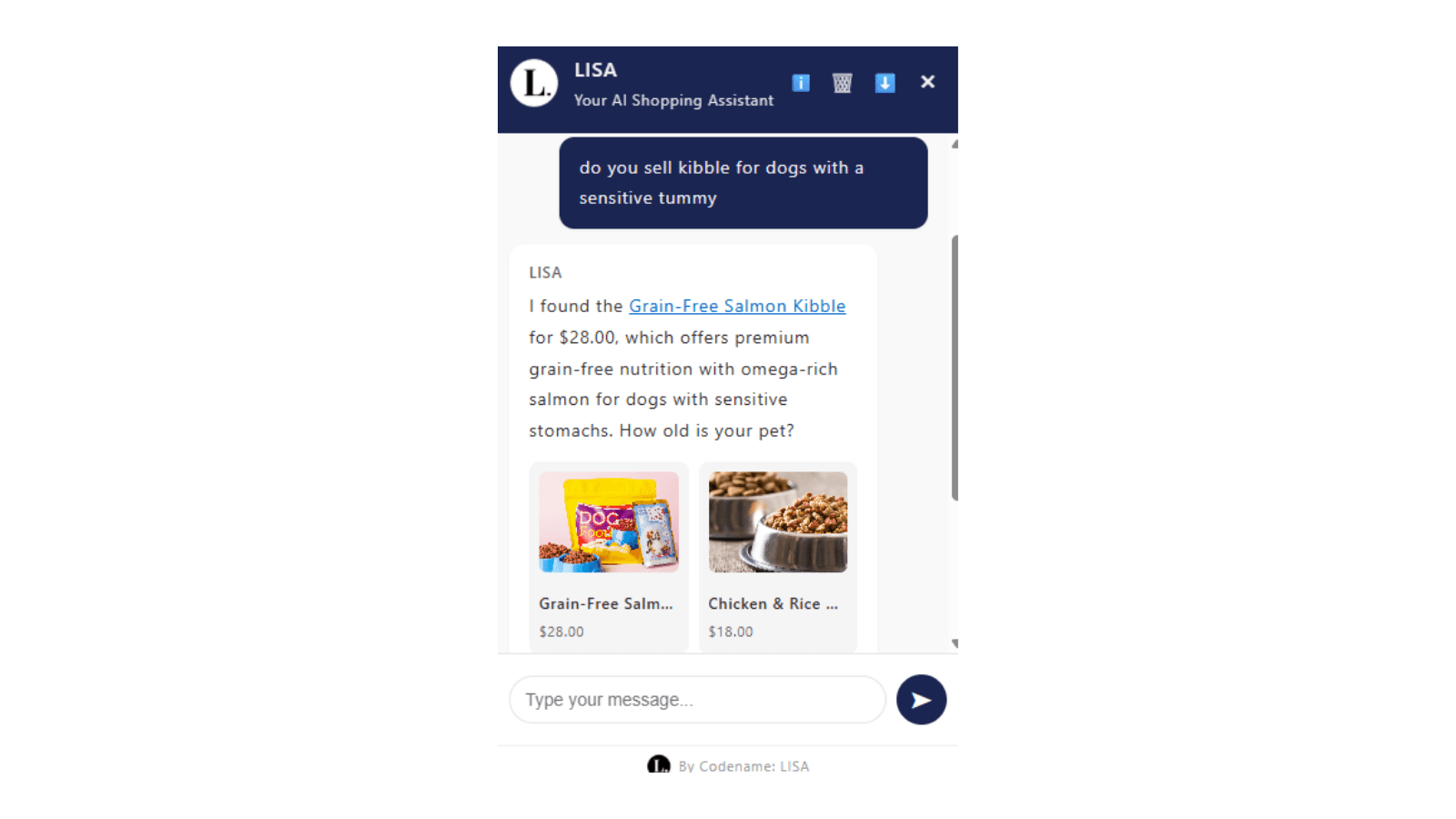 Answers product questions directly on the product page