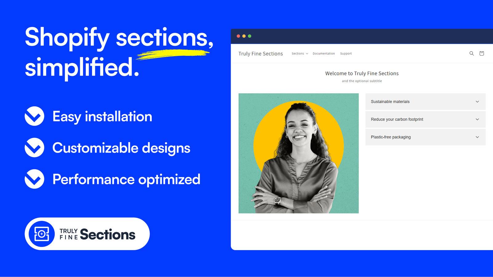 Truly Fine Sections - Simplified