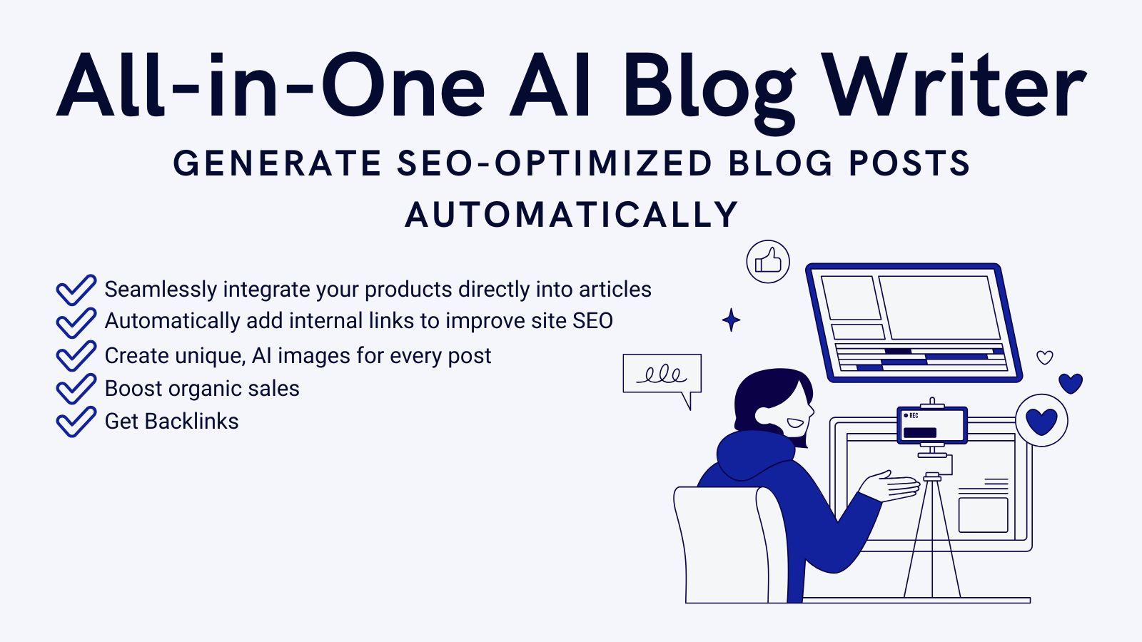 AI SEO Blog Writer for Shopify with Chatgpt and Gemini