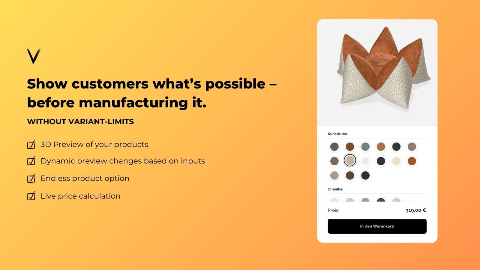 Show customers what's possible with 3D