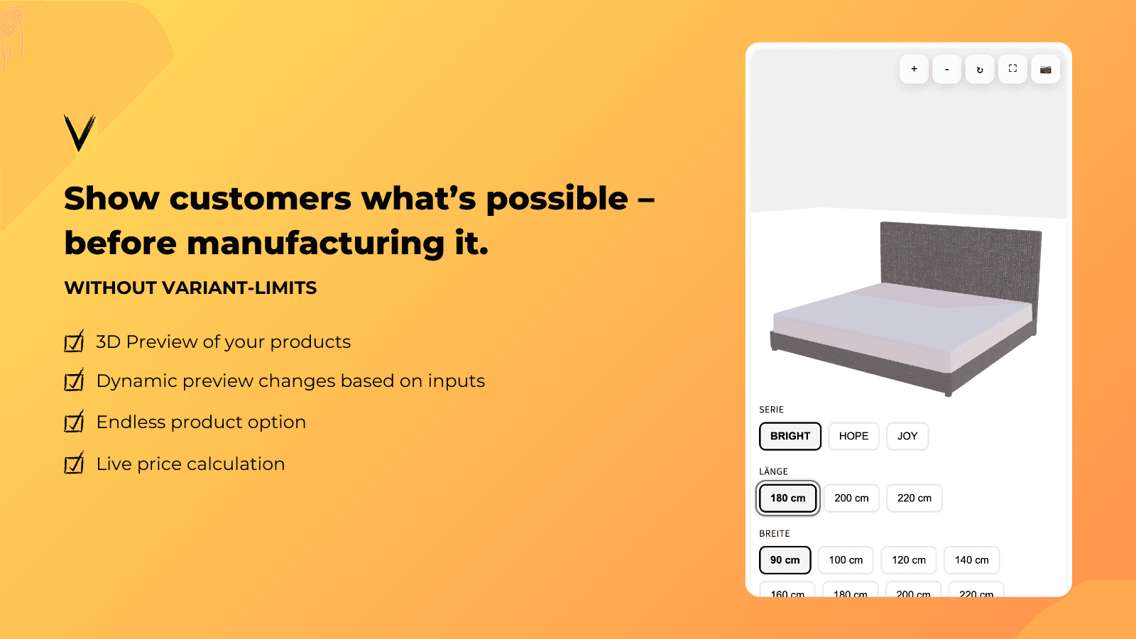 Show customers what's possible with 3D