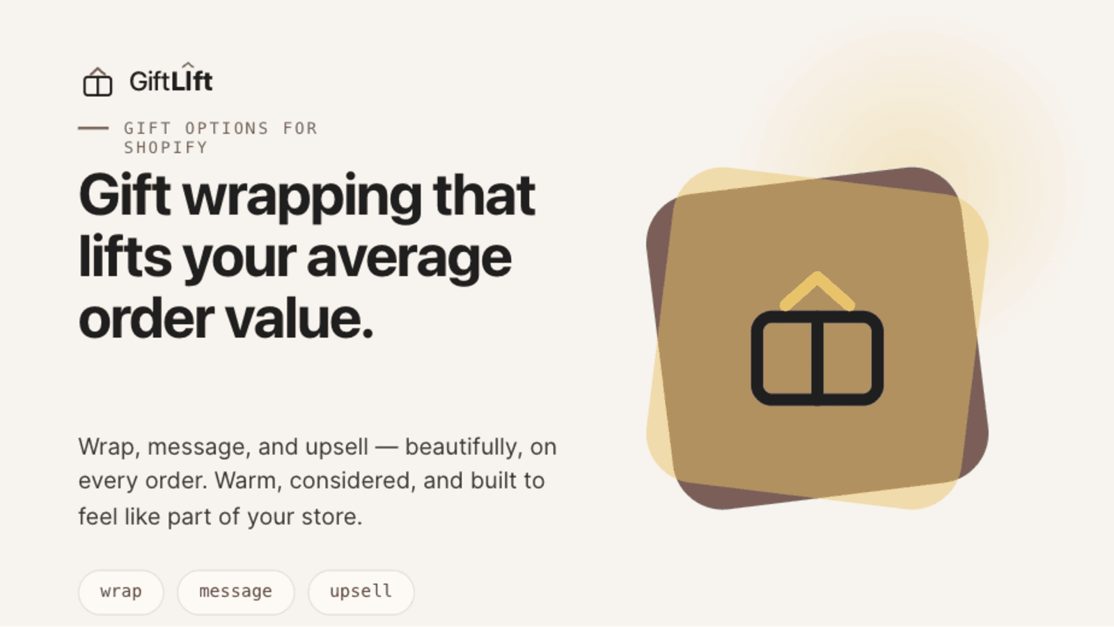 Gift wrapping that lifts your average order value