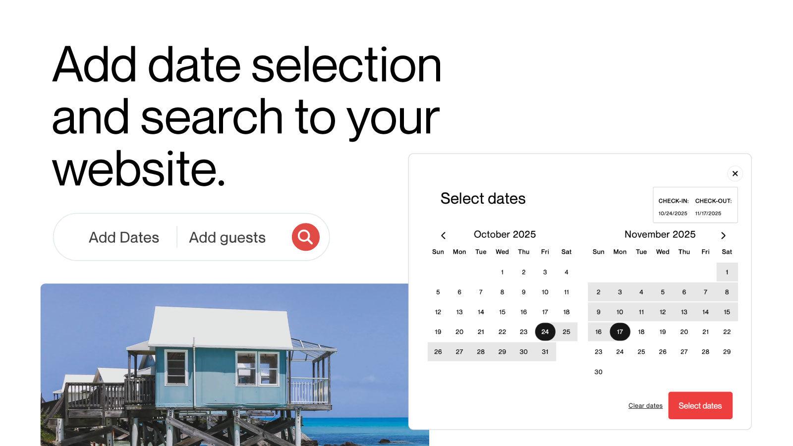 Add a date selector to your Shopify website