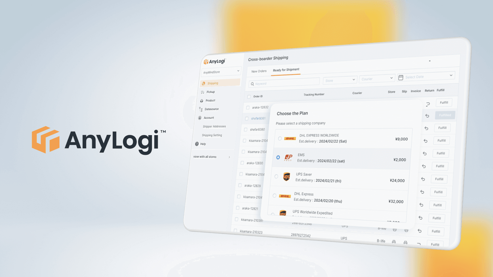 International shipping platform for e-commerce