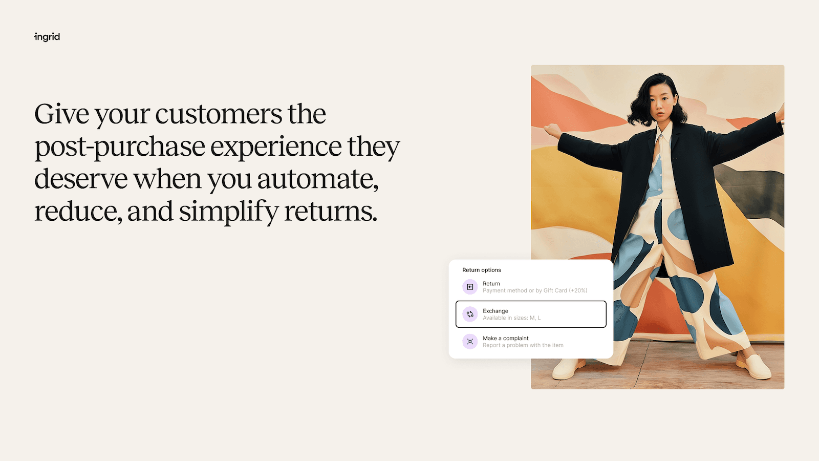 Ingrid Returns - Sustainable Returns