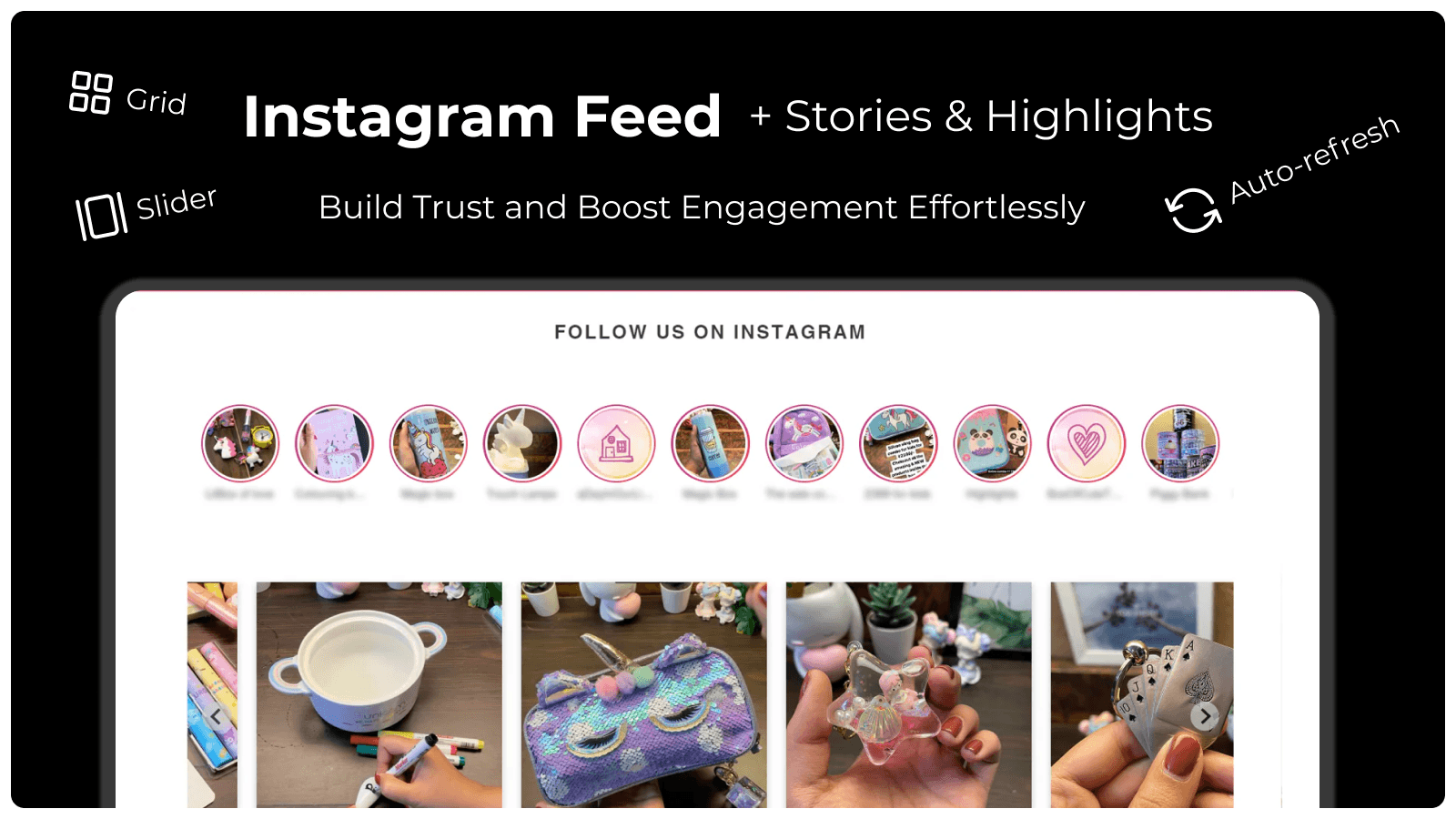 Instagram Feed + Stories
