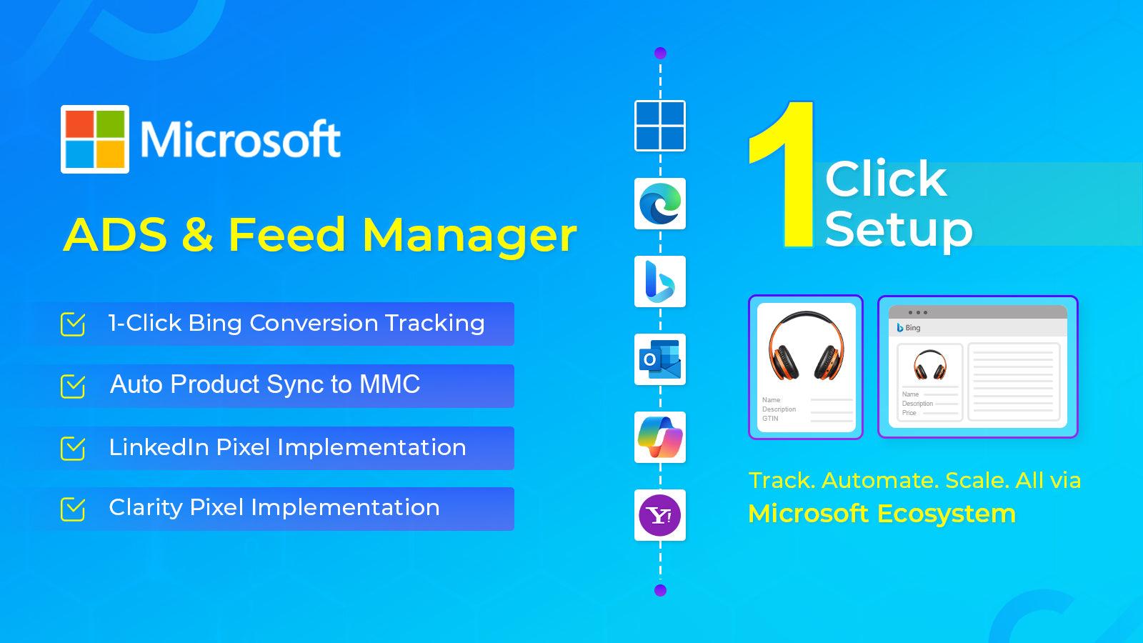 Microsoft Ads and Feed Manager App for Shopify