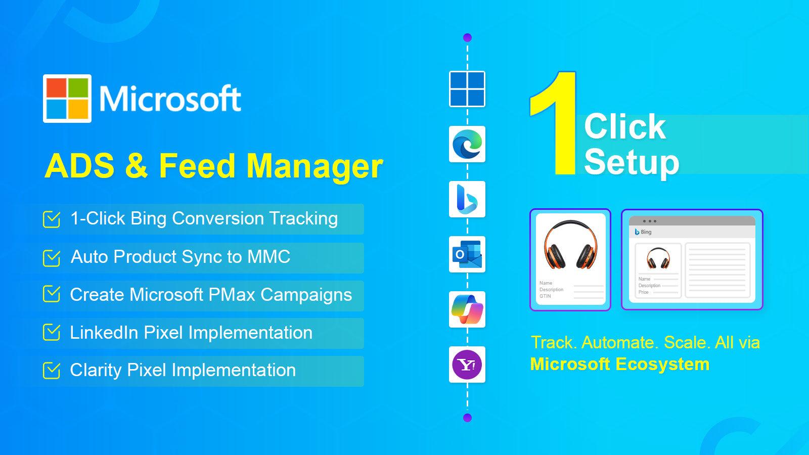 Microsoft Ads and Feed Manager App for Shopify