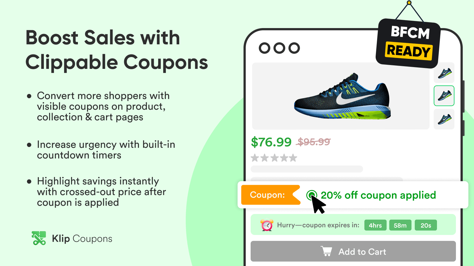 Clippable product page coupons to boost sales and conversions