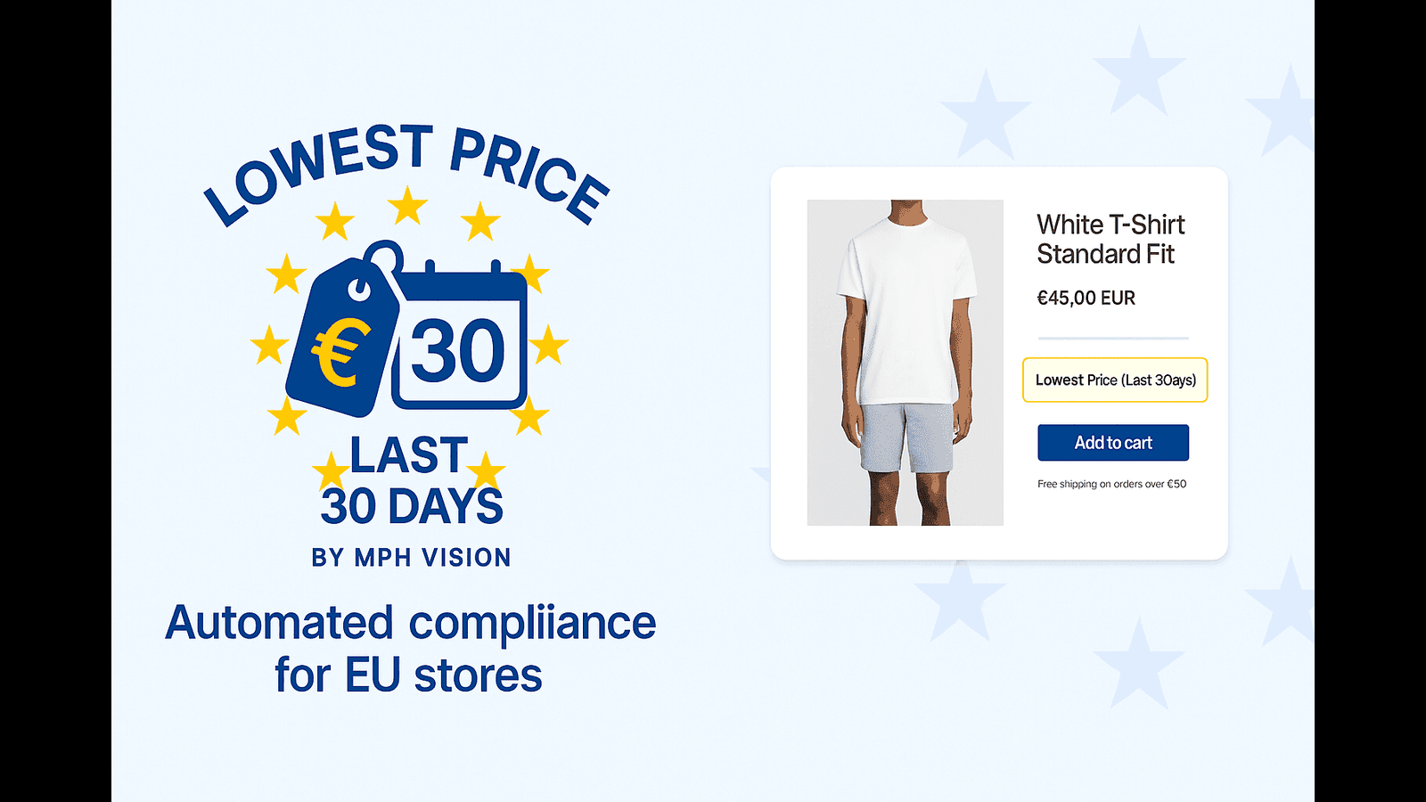 Lowest price last 3 days - EU Omnibus compliance