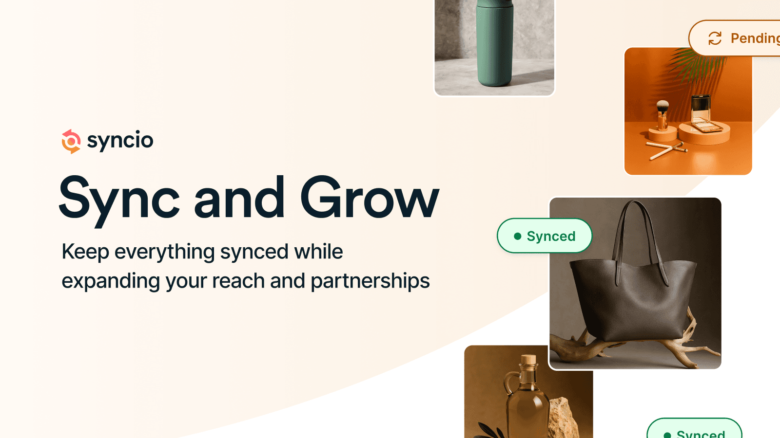 Sync products & inventory, grow reach & partnerships with Syncio
