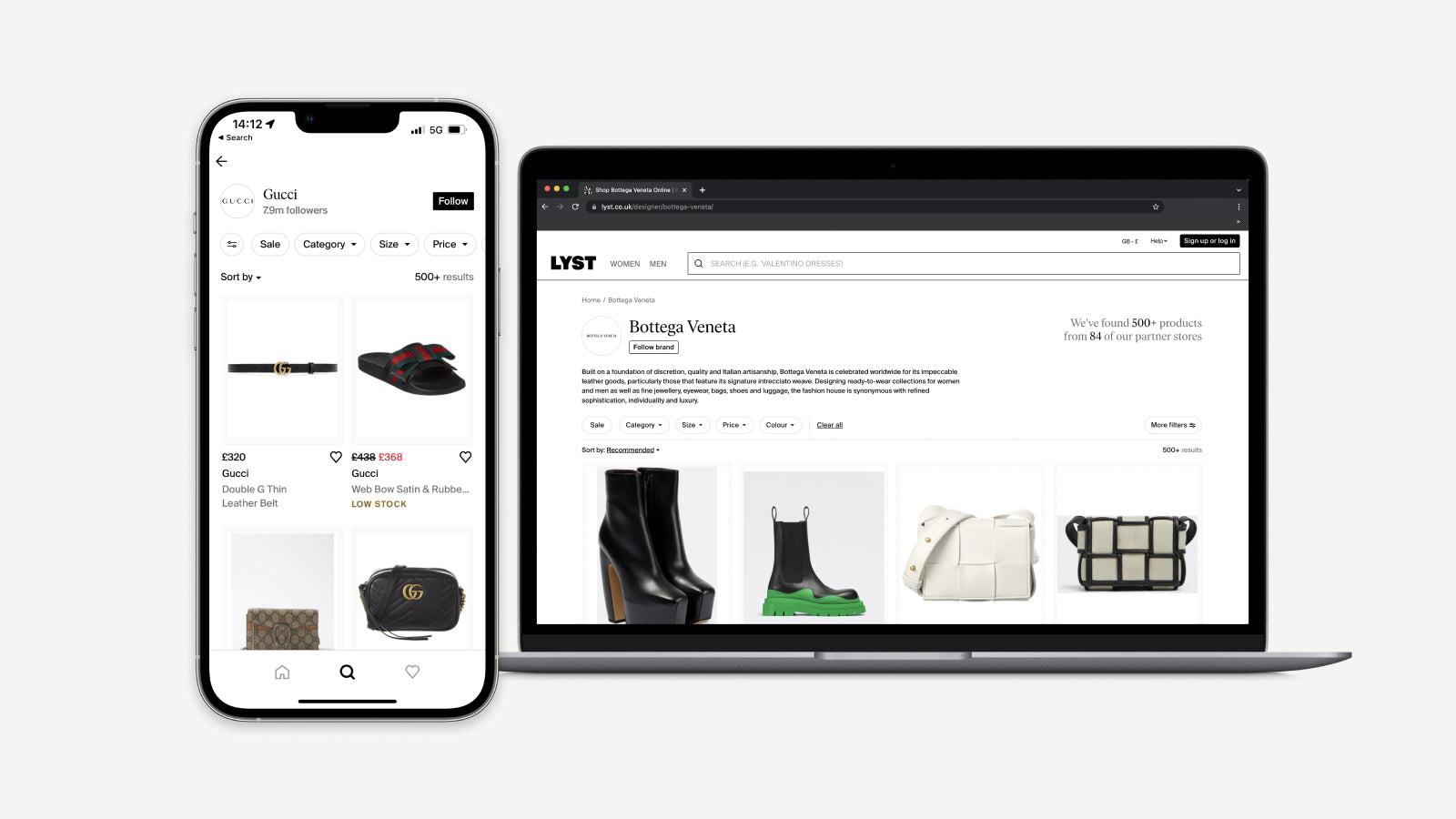 Your Store on Lyst for App and Web
