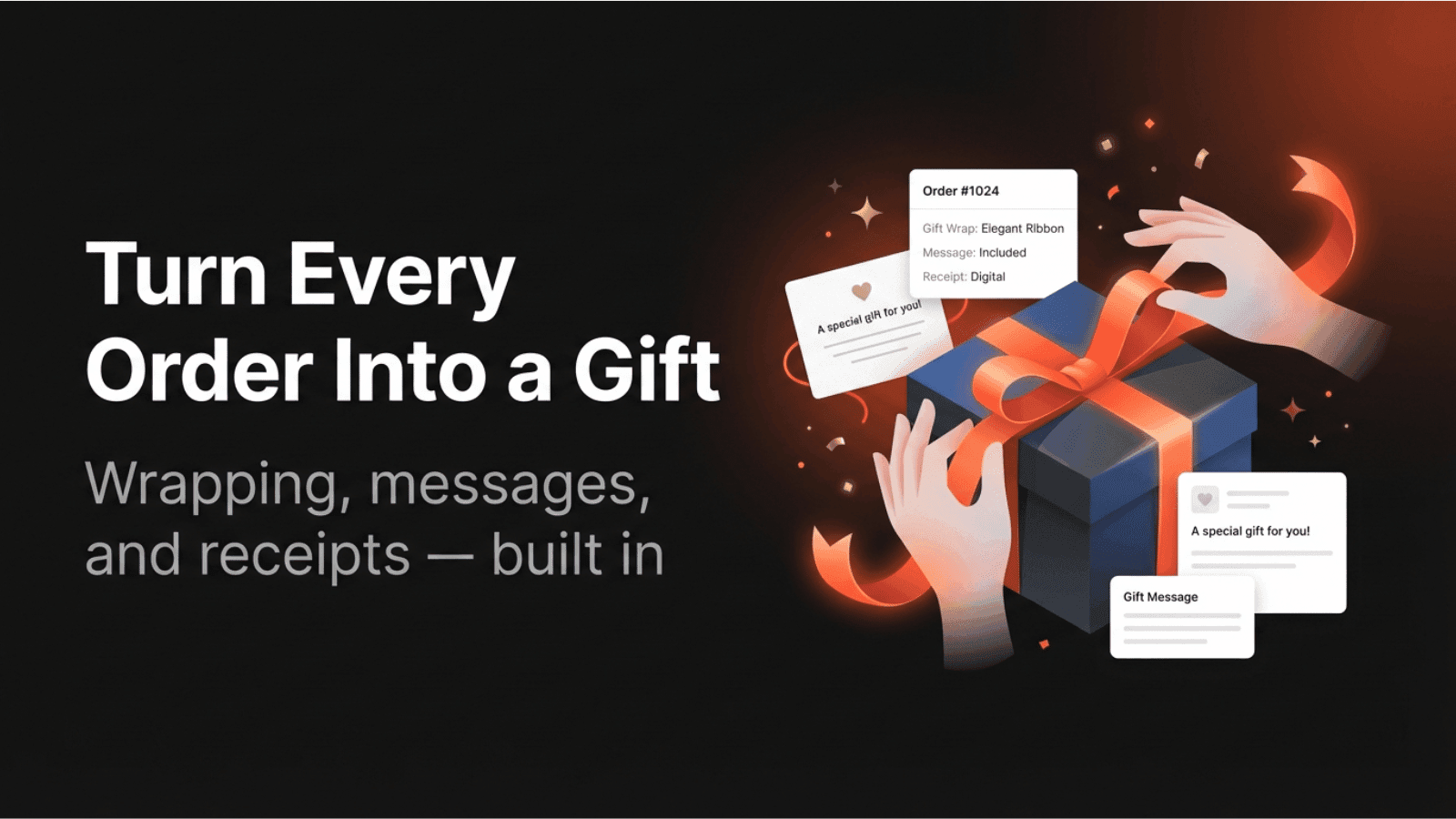 Turn every order into a gift with GP gift wrapping app
