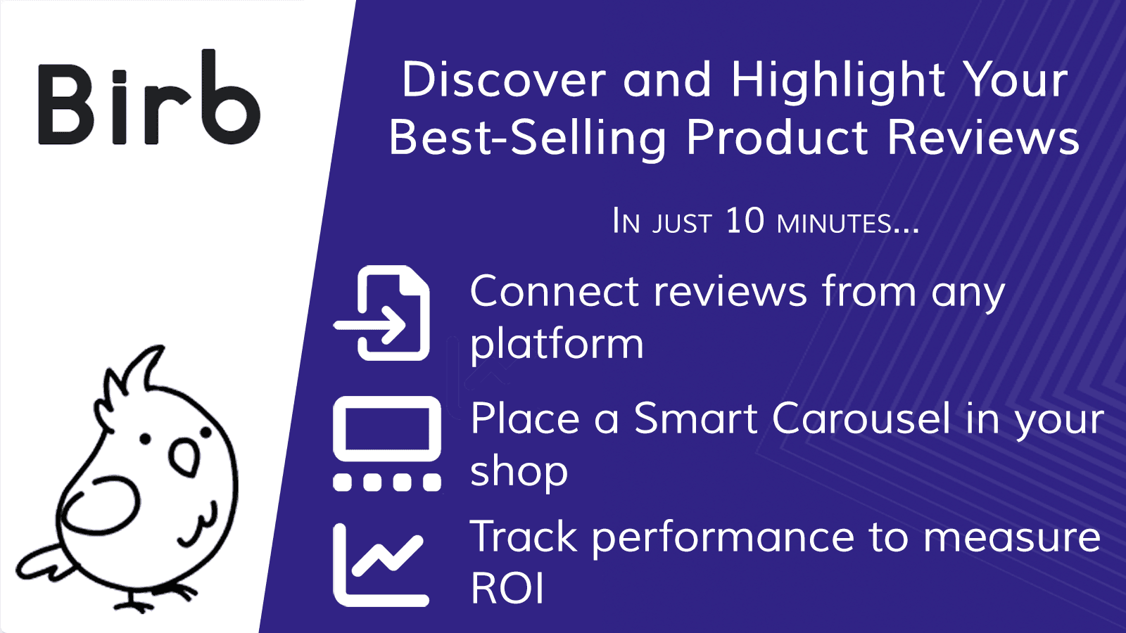 Automatically measure and highlight your top-performing reviews