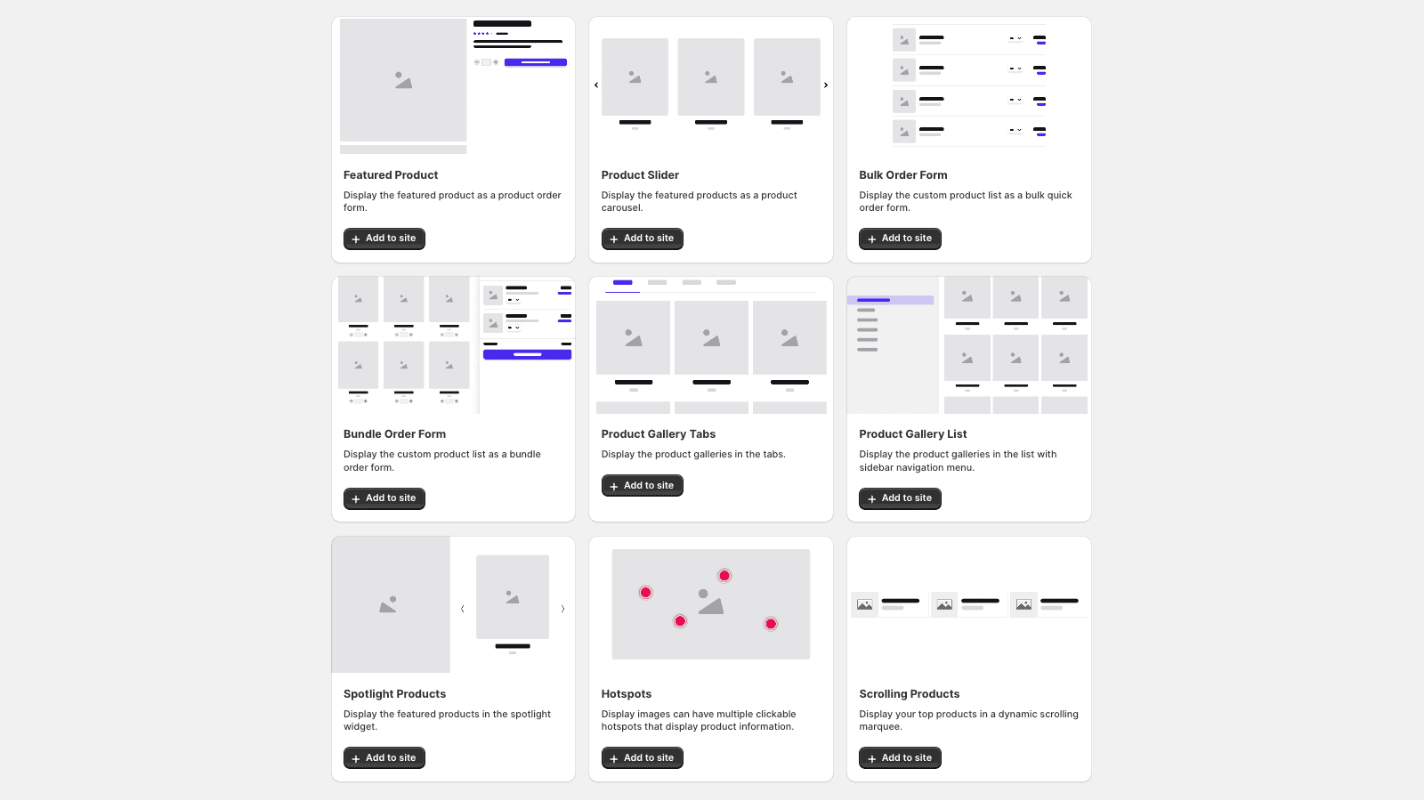 Hura Product Showcase Builder