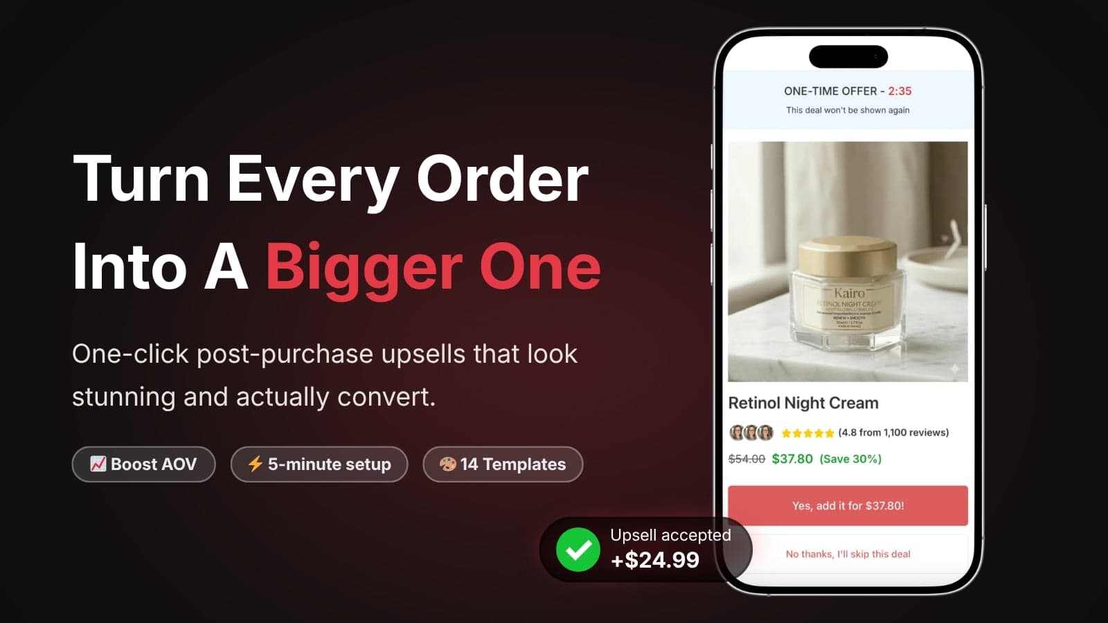 Turn Every Order Into A Bigger One