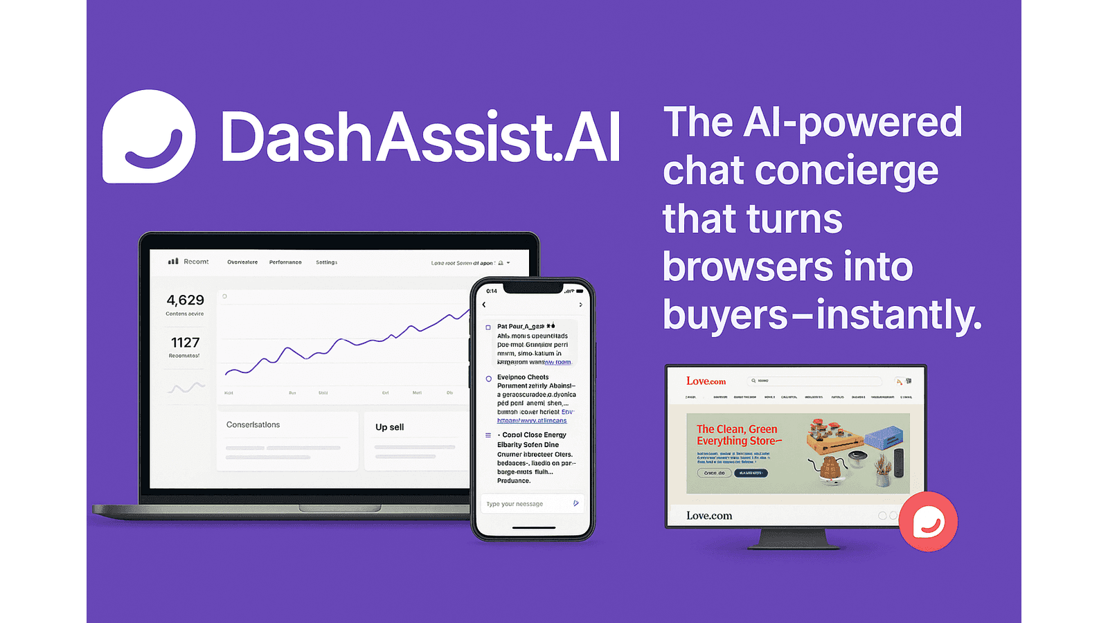 DashAssist.AI. The AI-powered chat concierge.