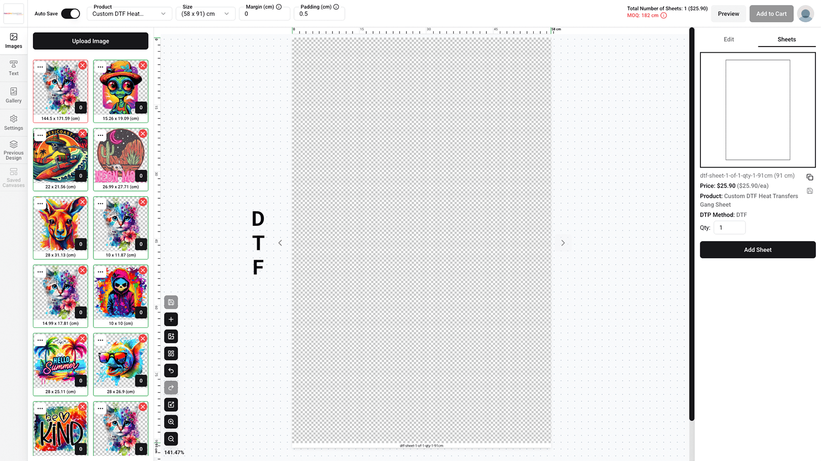 Main screen
