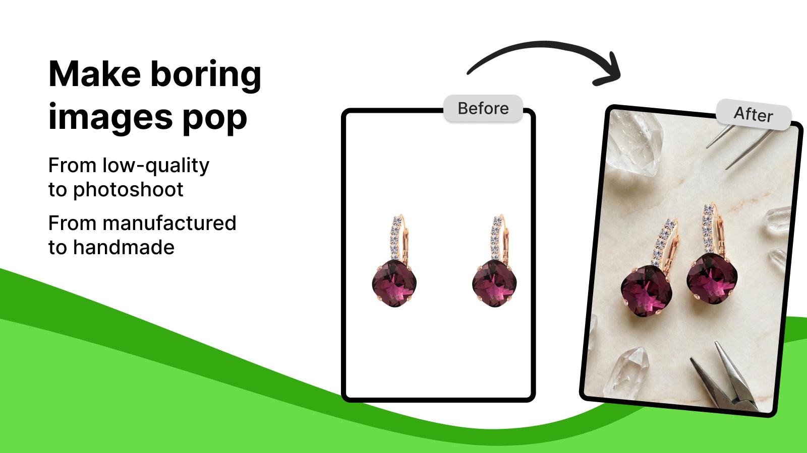 Choose product for which to generate images