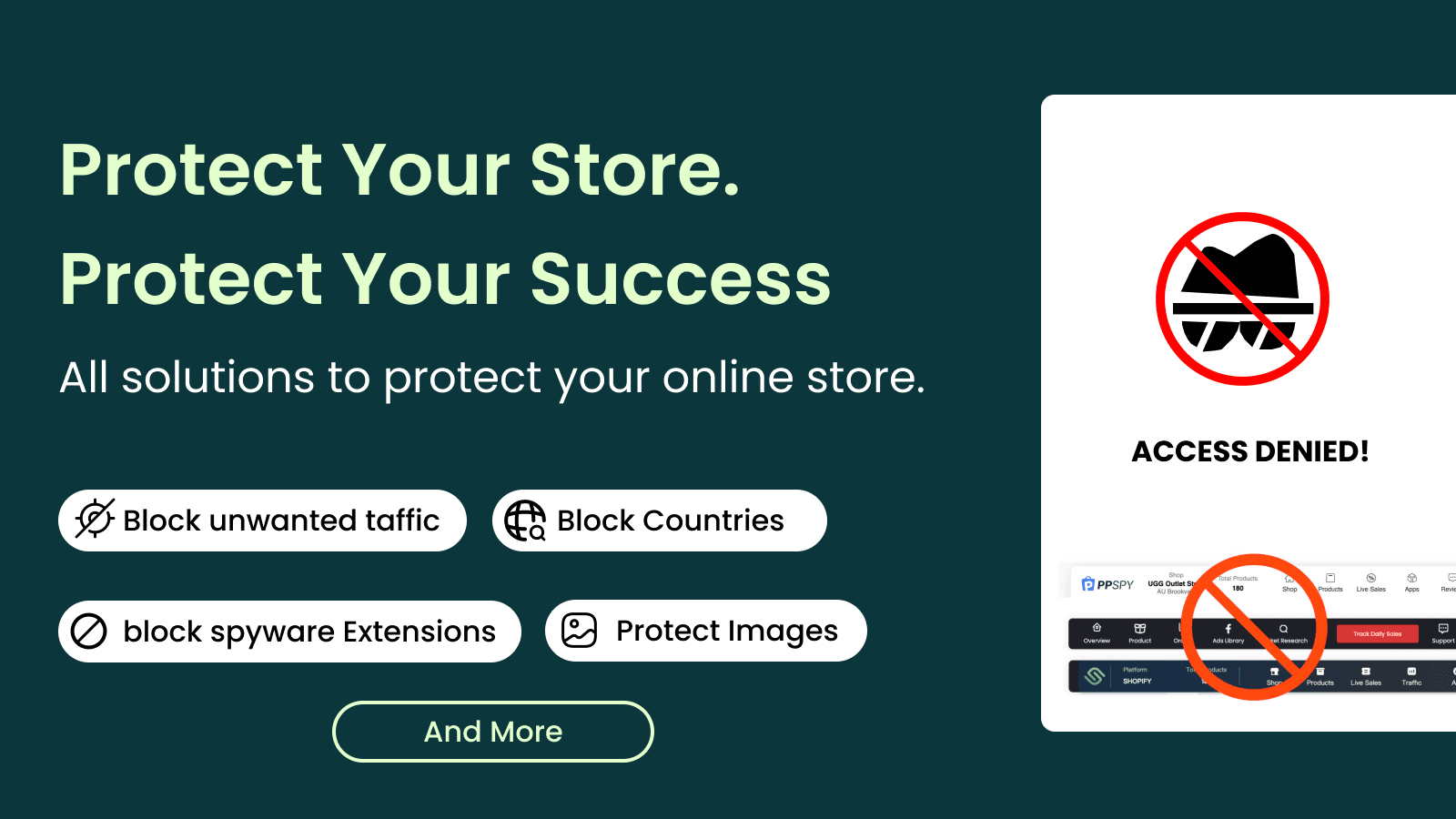 PIX - Anti Spy app that helps protect your store's data