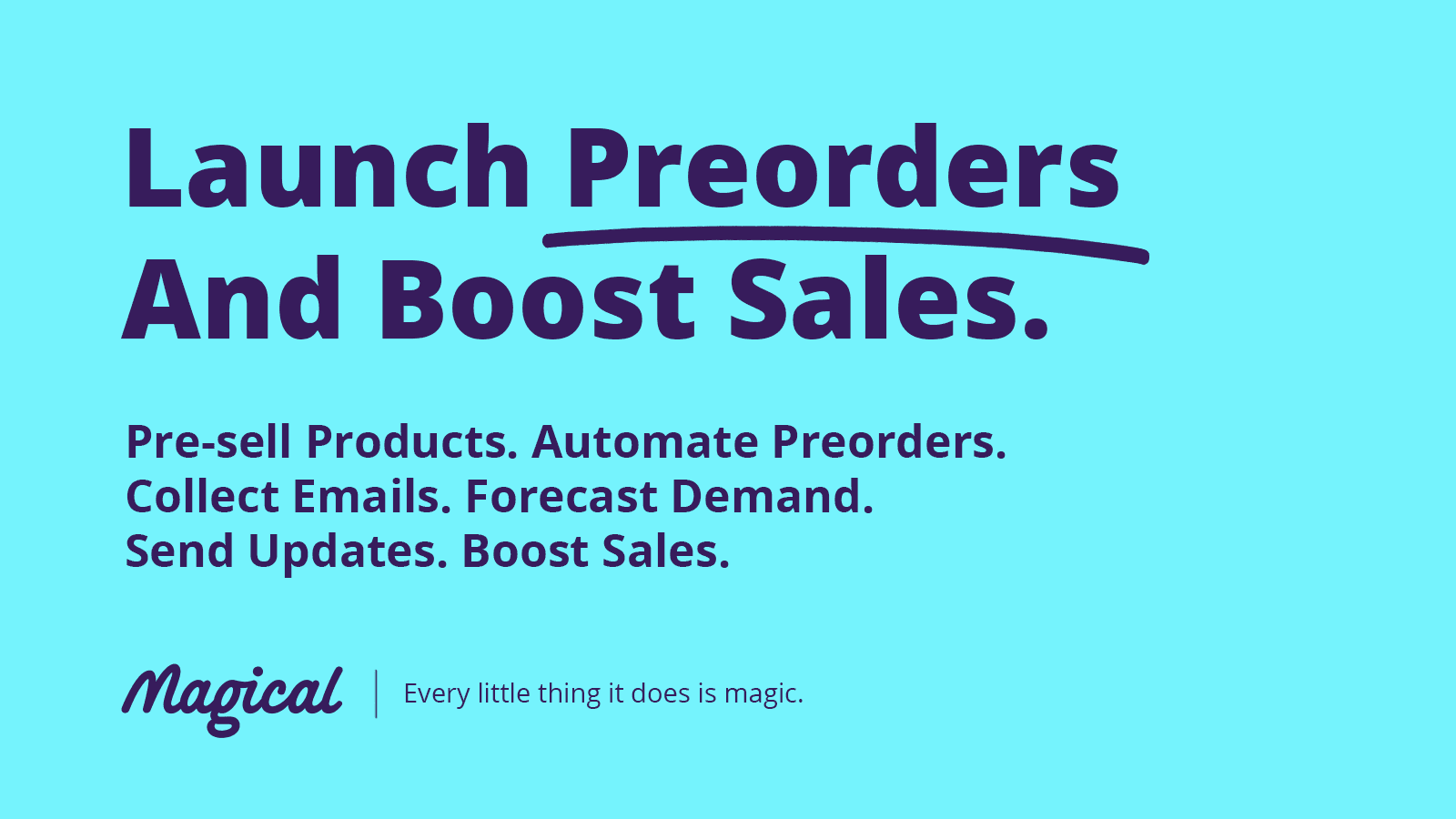 Add preorder sales to your shopify store