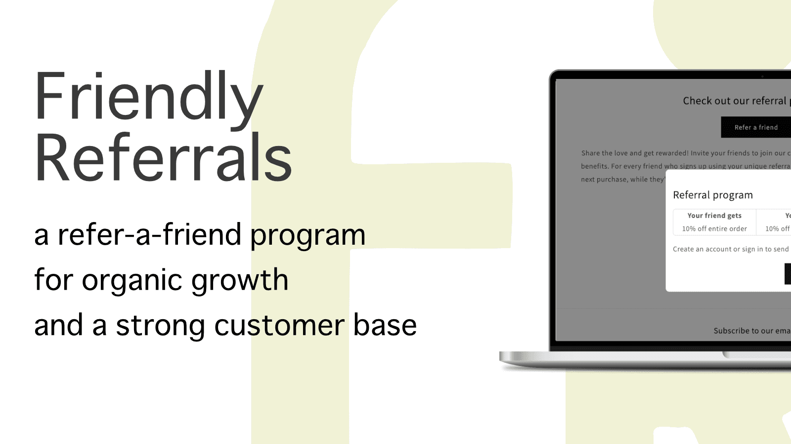 Friendly Referrals