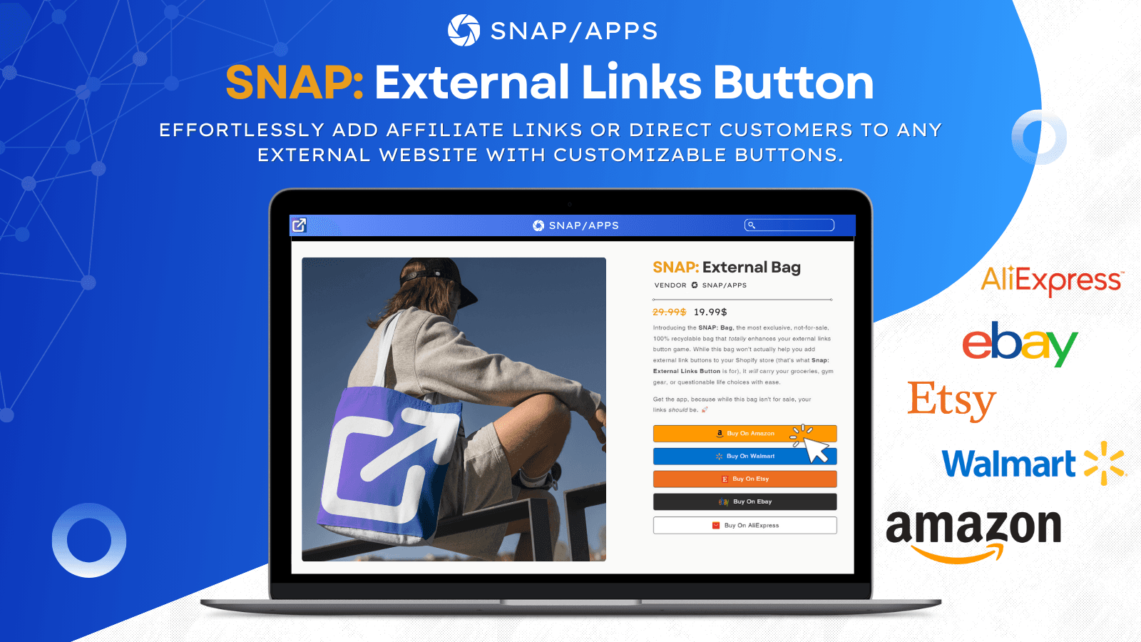 Snap: External Links Button - Main Image