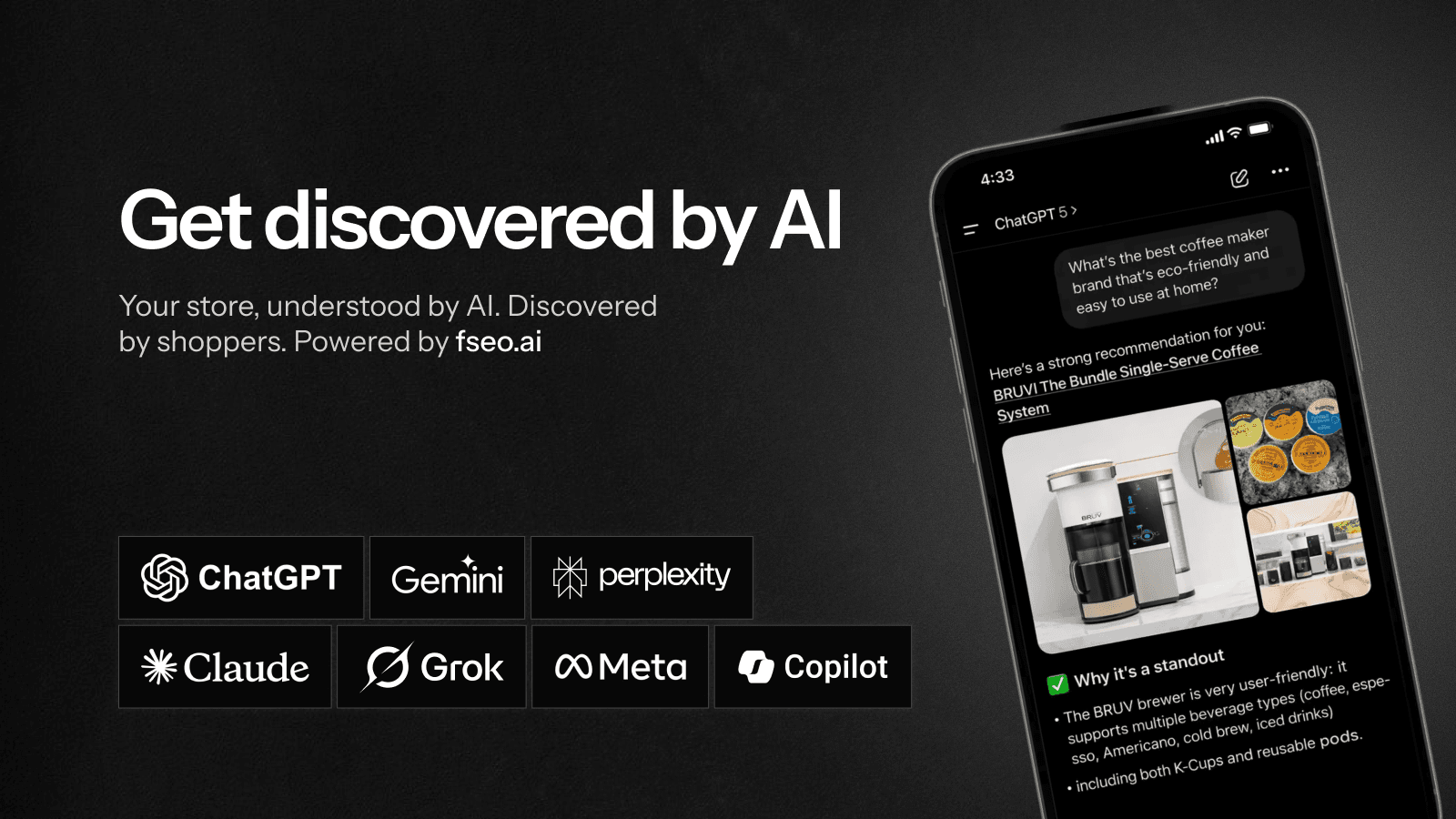 llms.txt apps home page and features, robots.txt