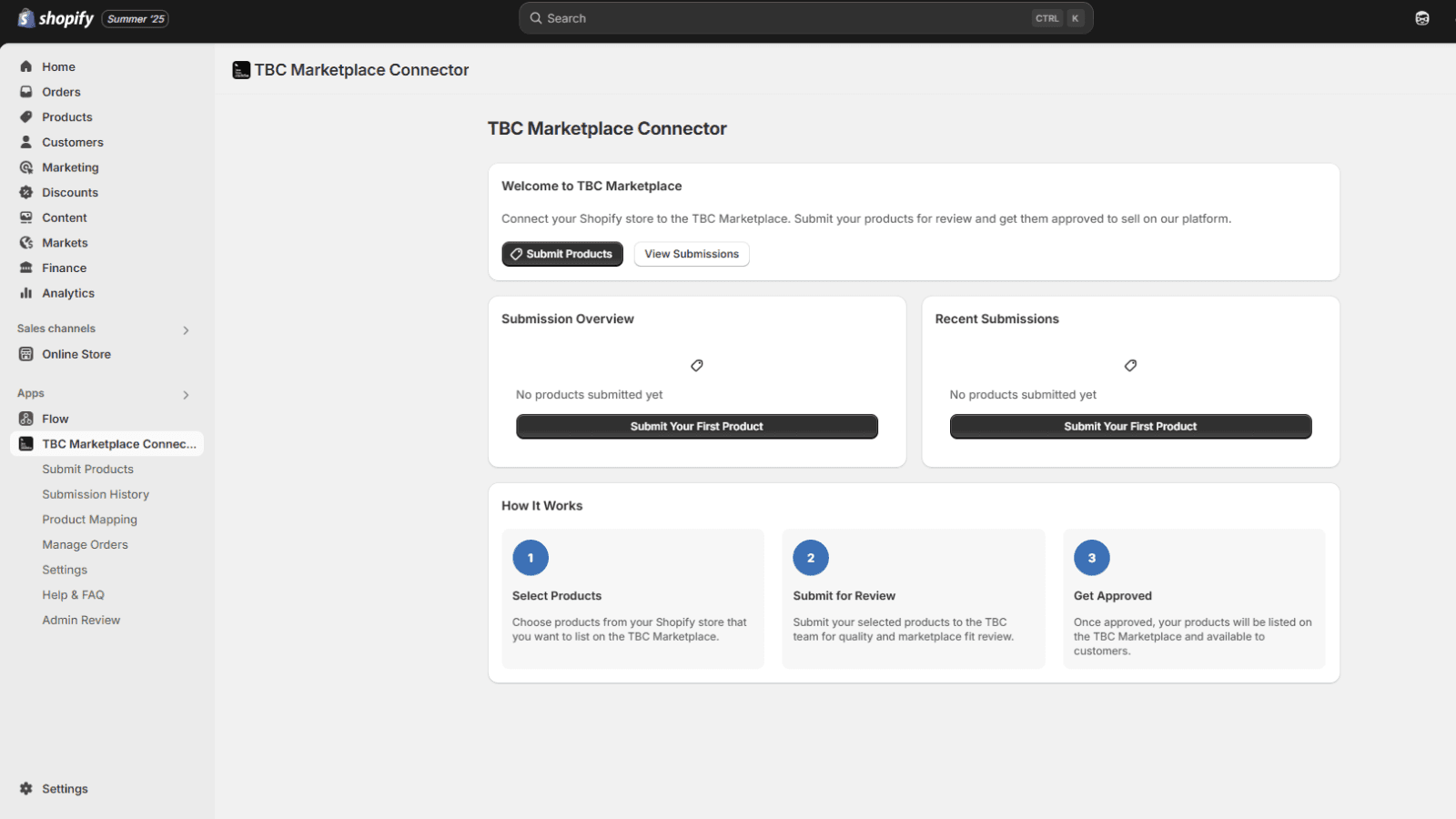 TBC Marketplace Connector