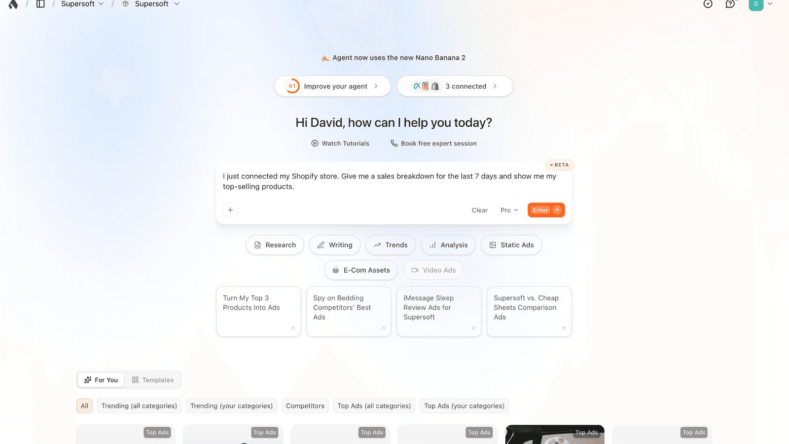 Superscale Agent Dashboard