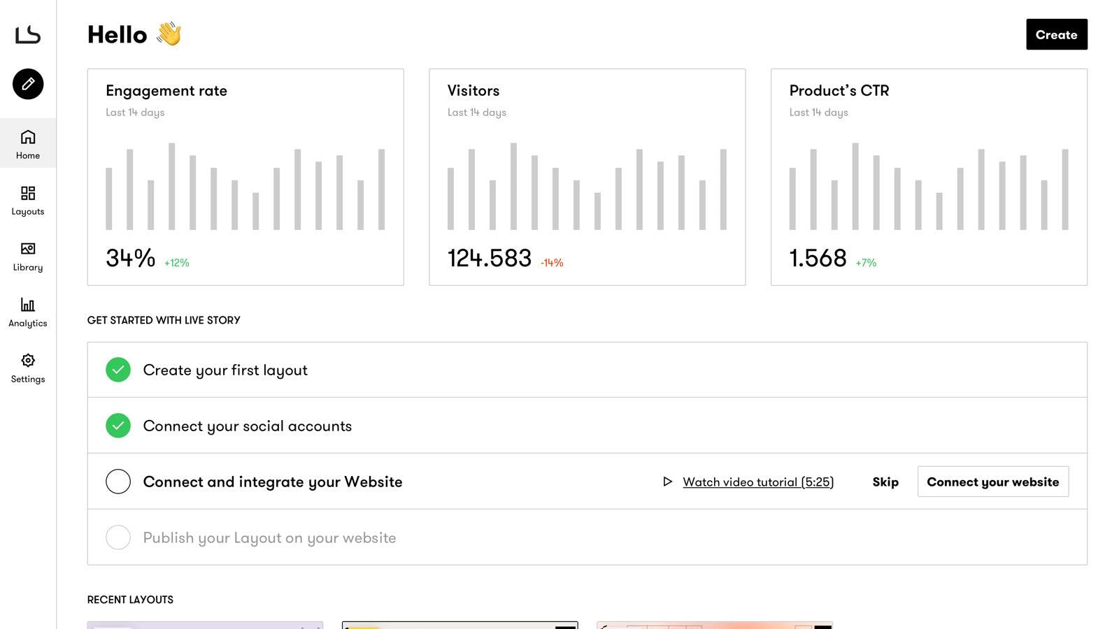 Live Story - Homepage