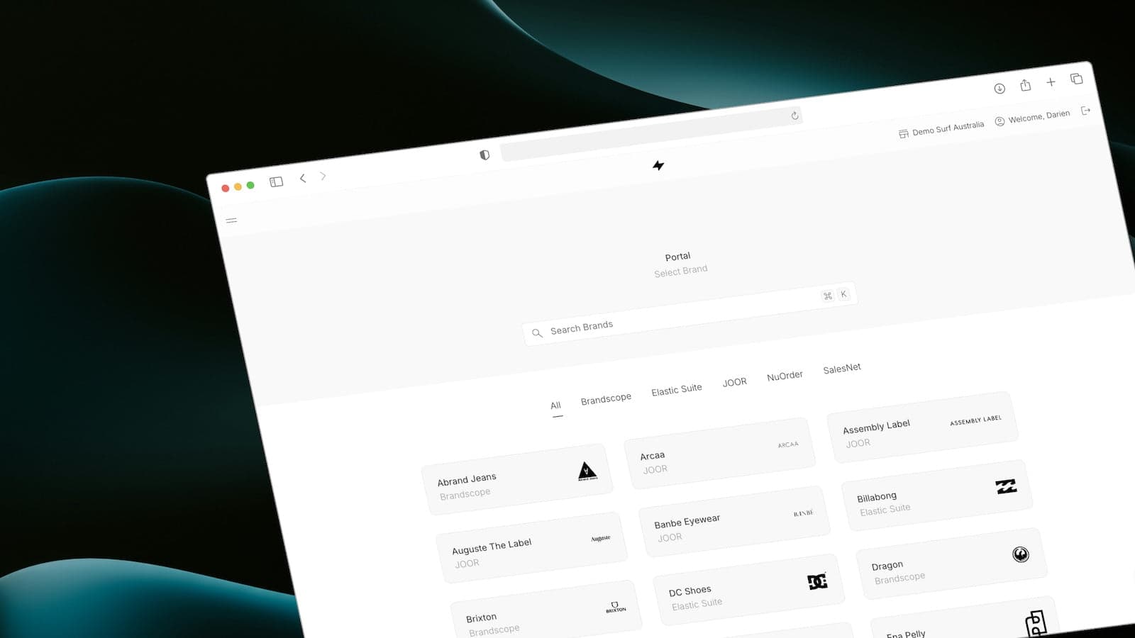 View all brands from the portal