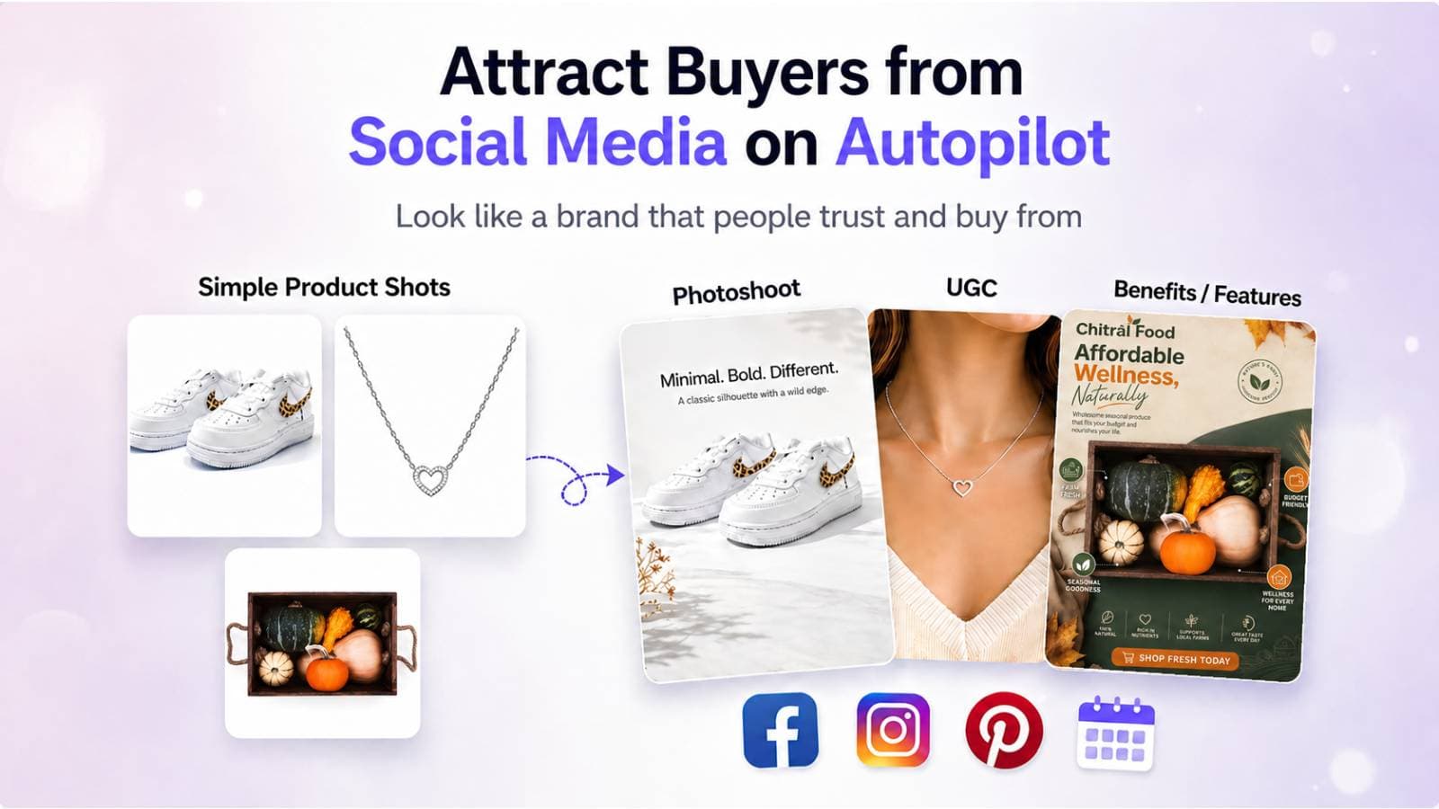 Design Instantly showing automated social media content creation