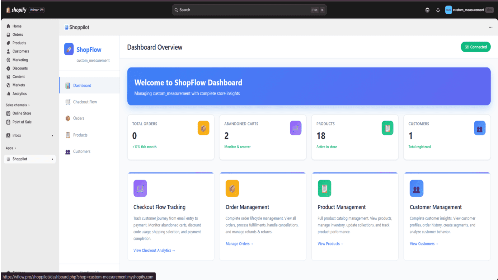 Main Dashboard View