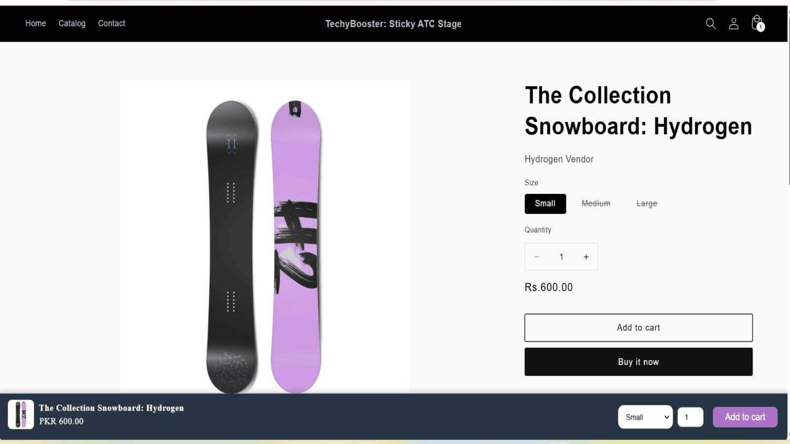 Booster Sticky Add to Cart
