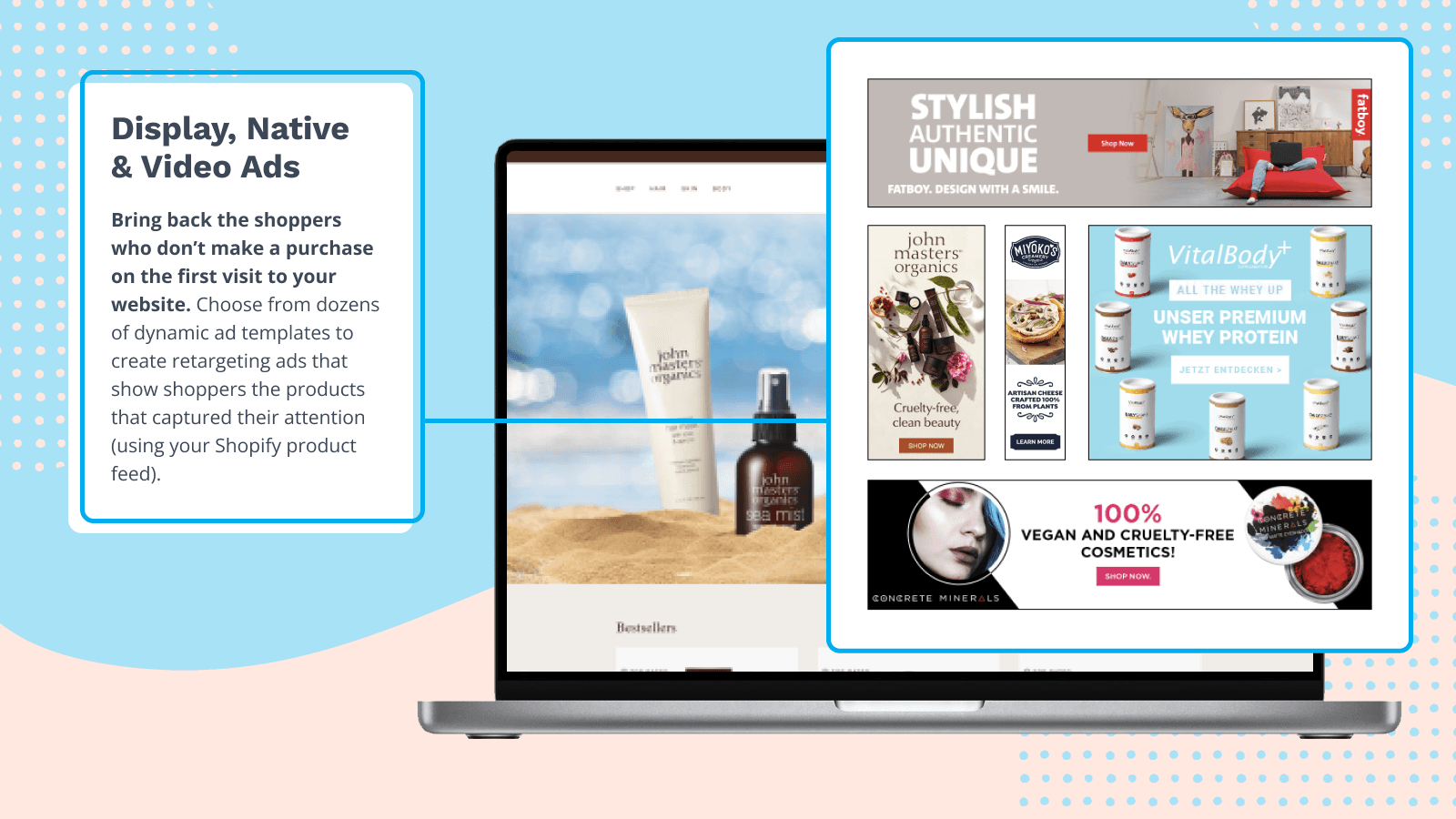 Examples of Display, Native & Video Ads