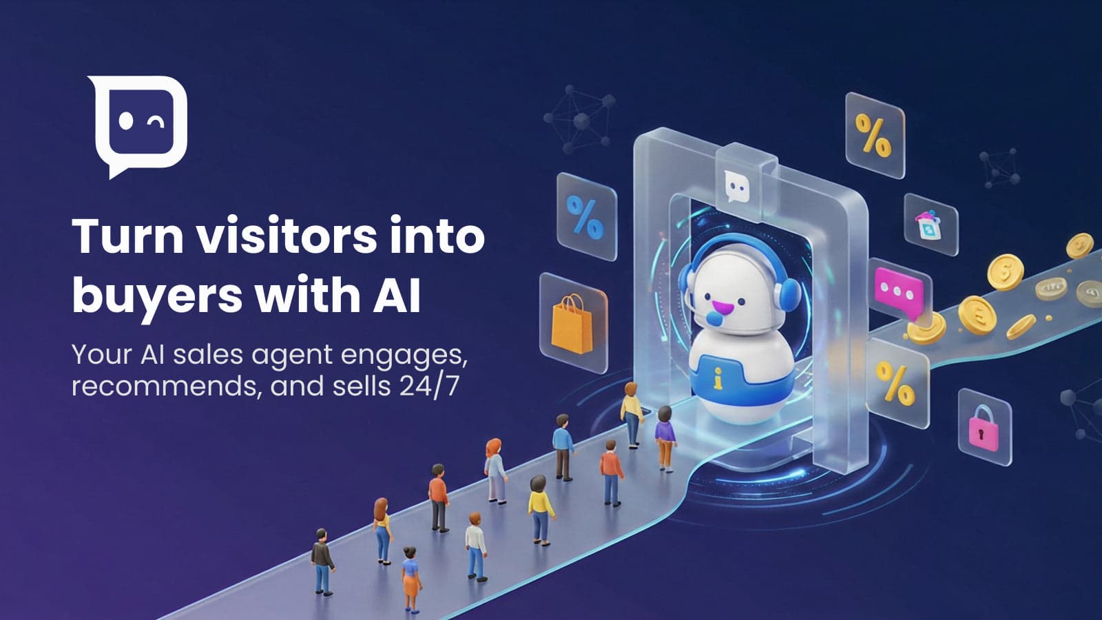 Turn visitors into buyers with AI