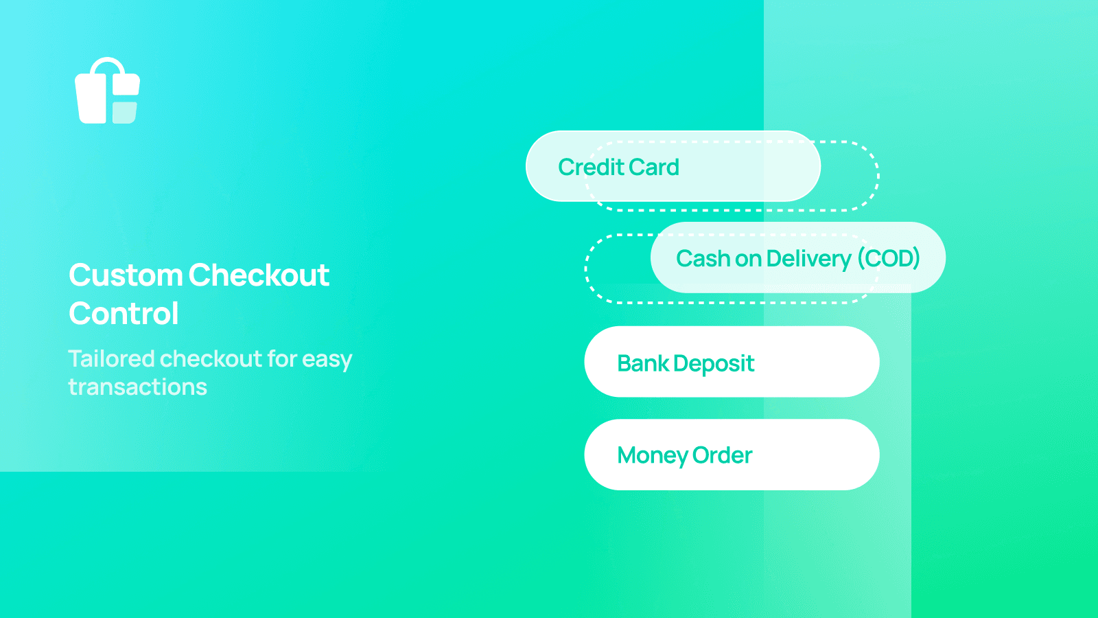Custom checkout control