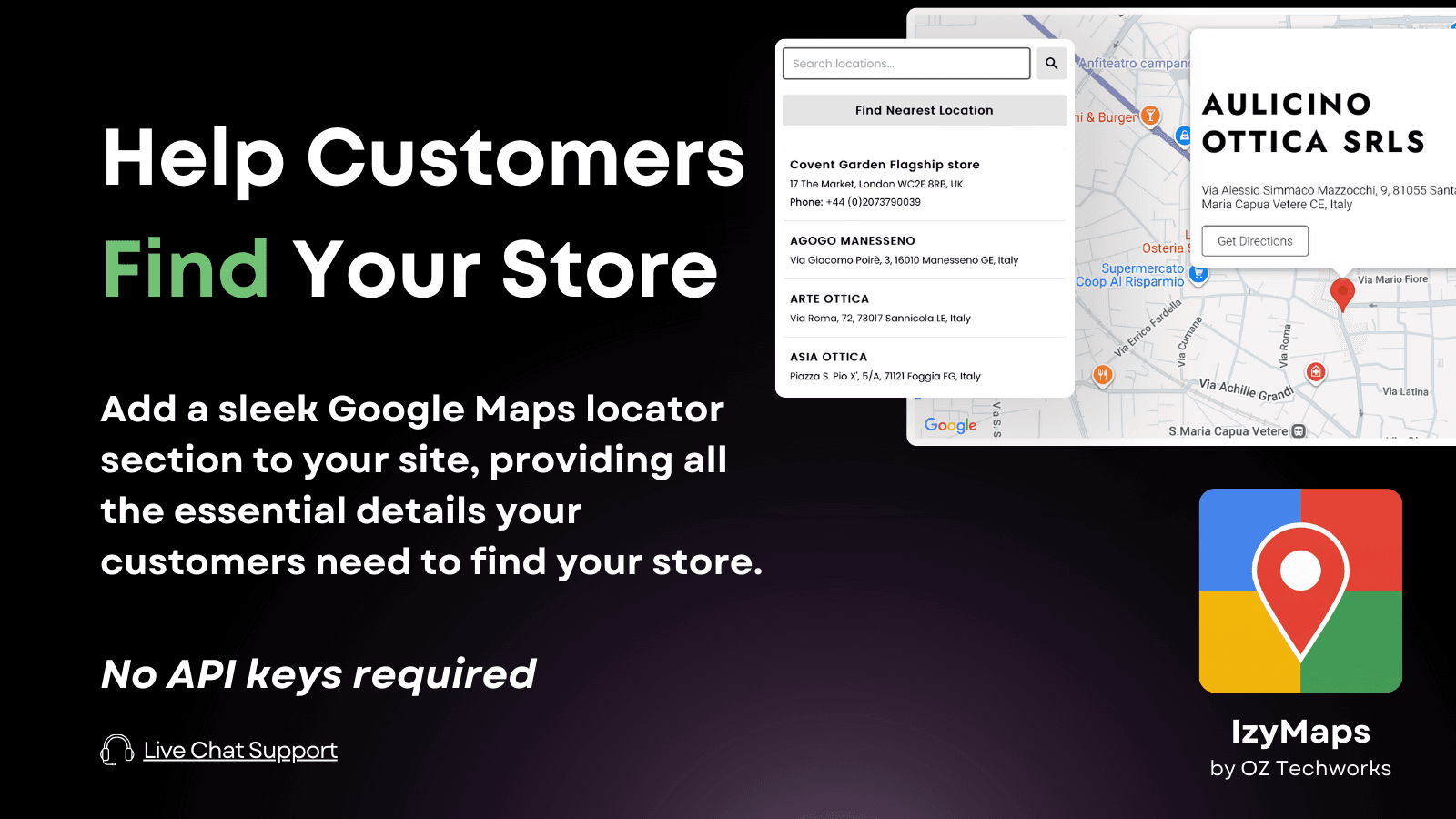help customers find your store