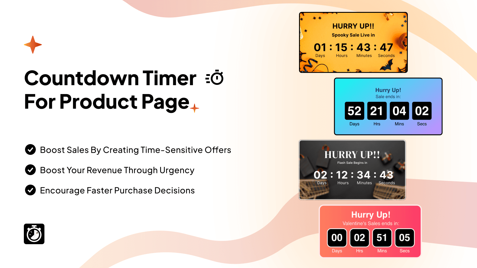 Countdown timer app turning browsers into buyers with urgency
