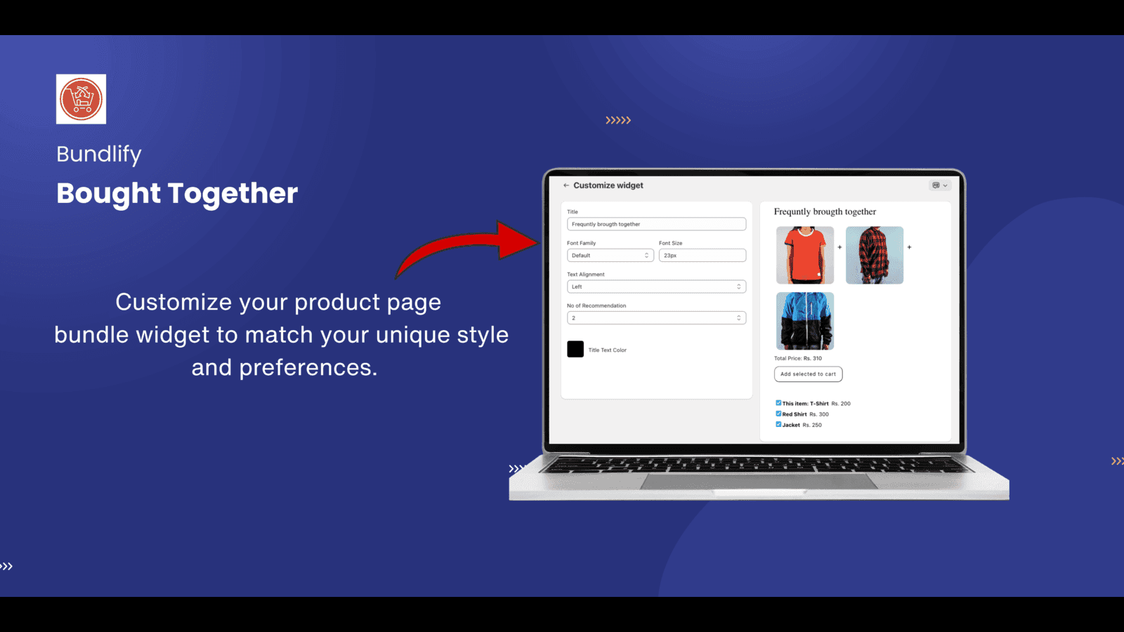 Bought Together and product bundles