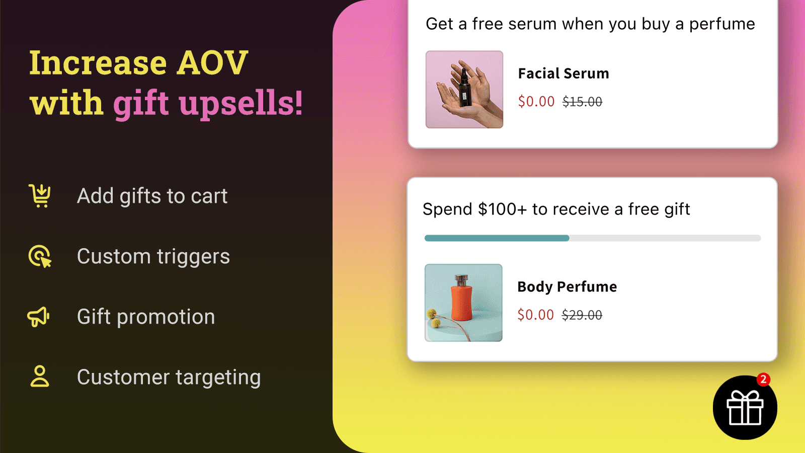 Free gift & BOGO upsells by AppHero