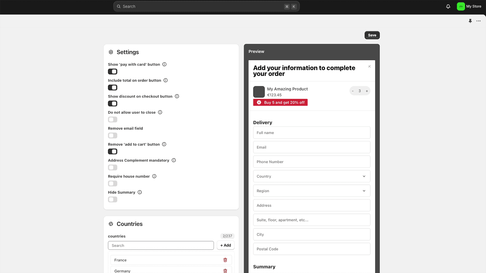 Setup Shipping methods for COD Payment