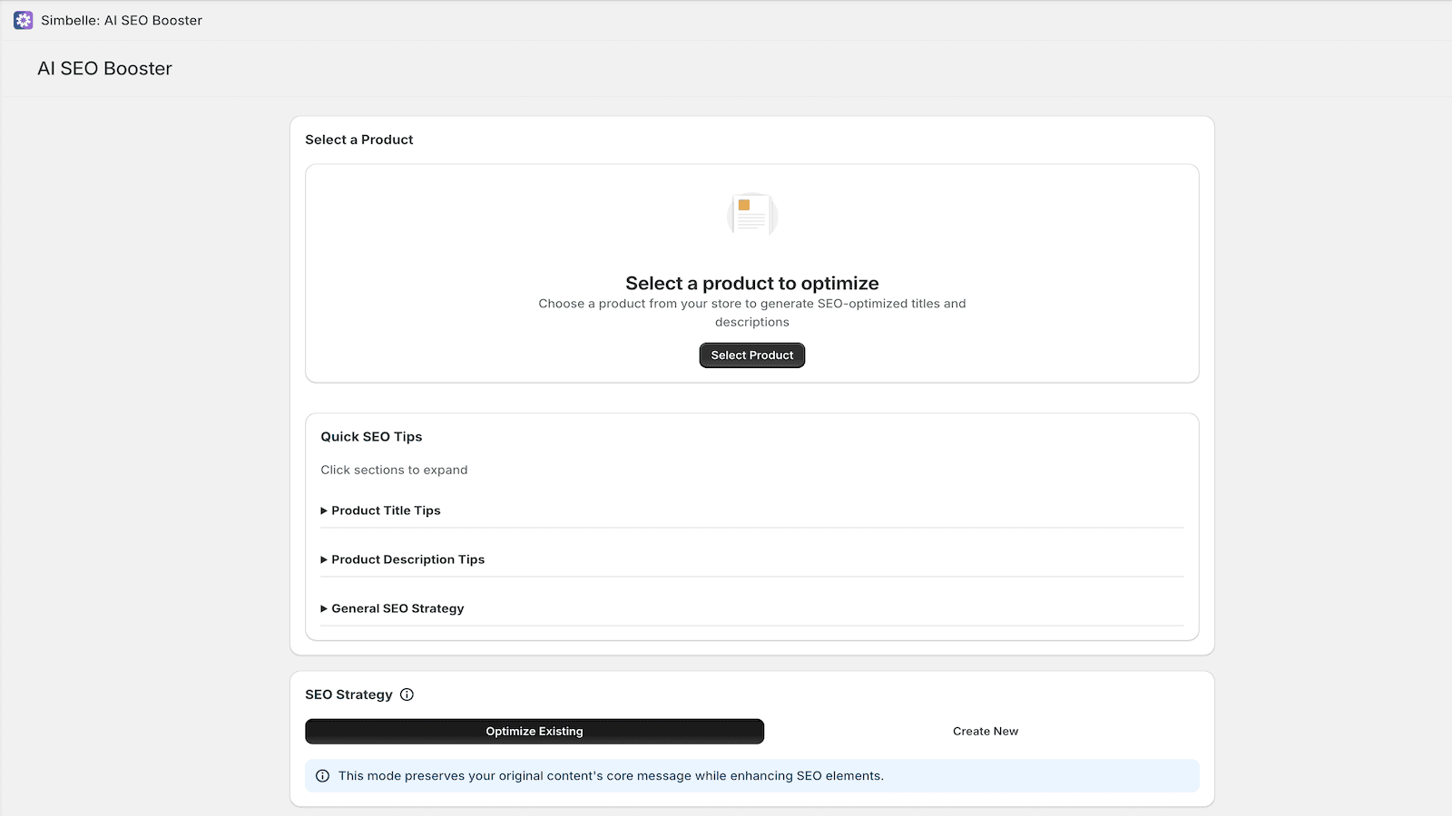 home page and SEO strategy