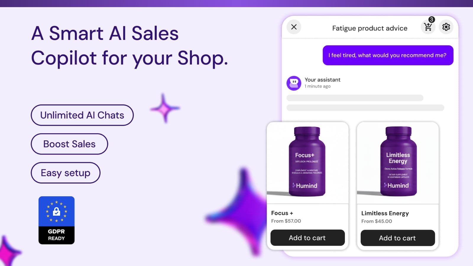 A Smart AI Sales Copilot for your Shop.
